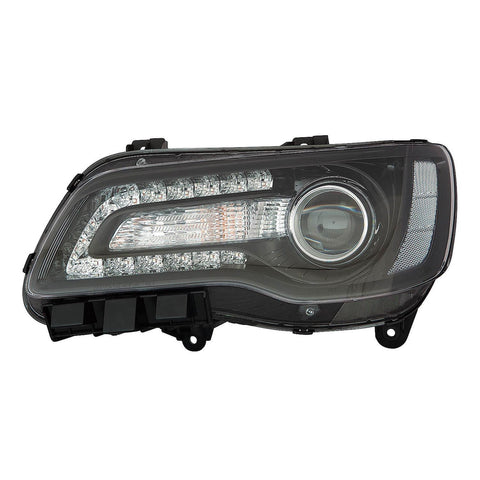 For Chrysler 300 2015 16 2017 Headlight Halogen Black BEZE Driver Side 68214383AD CH2502269