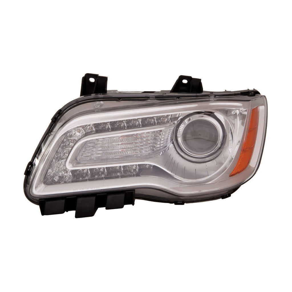 For Chrysler 300 2011 12 13 2014 Headlight Halogen Chrome Bezel Driver Side 68143003AC CH2502231