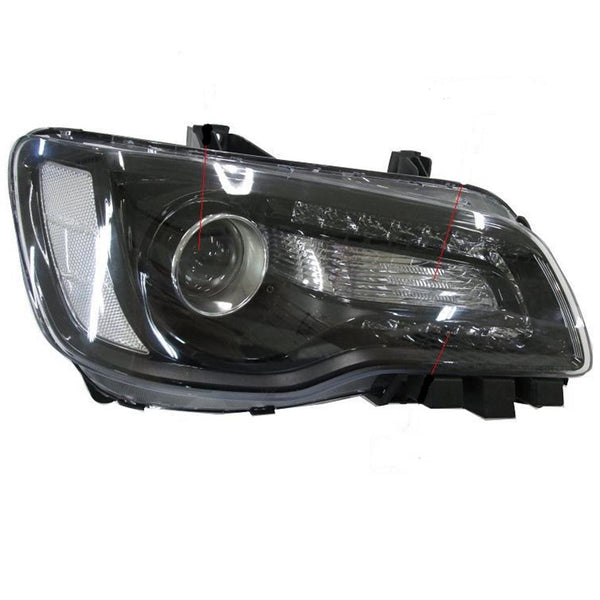 For Chrysler 300 2015 16 2017 Headlight Halogen Black Bezel Passenger Side CAPA Certified 68214382AD CH2503269C