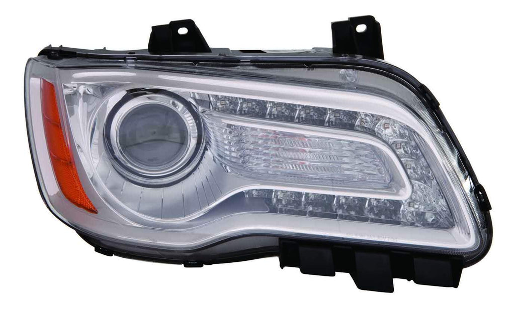For Chrysler 300 2011 12 13 2014 Headlight Halogen Chrome Bezel Passenger Side CAPA Certified 68143002AC CH2503231C