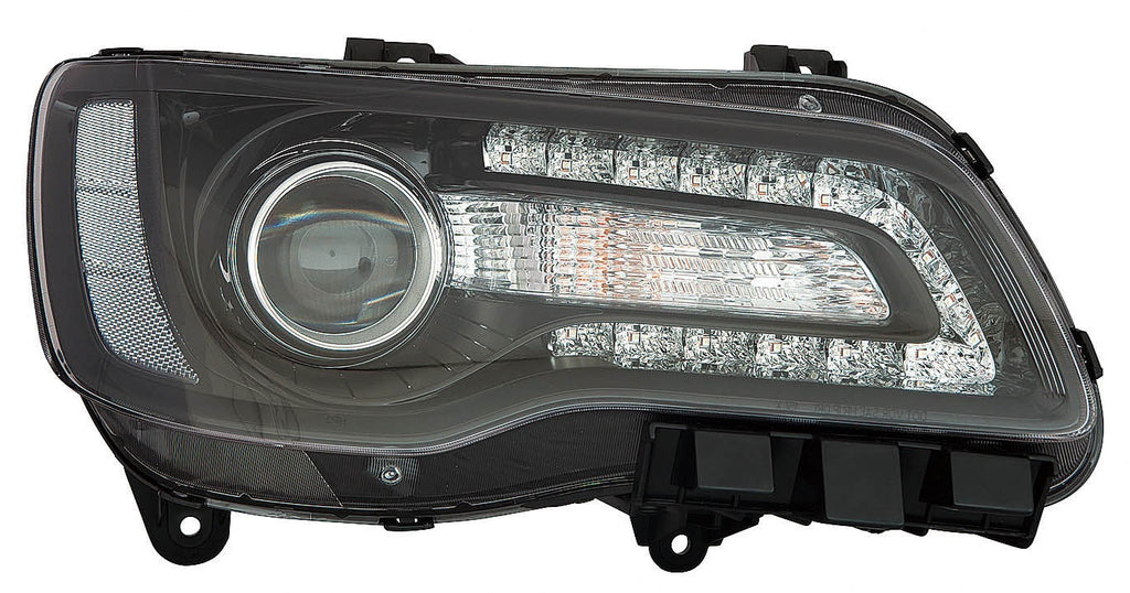 For Chrysler 300 2018 19 2020 Headlight Halogen Projector CODE LMC/ MFA Black Bezel Passenger Side 68402948AA CH2503331