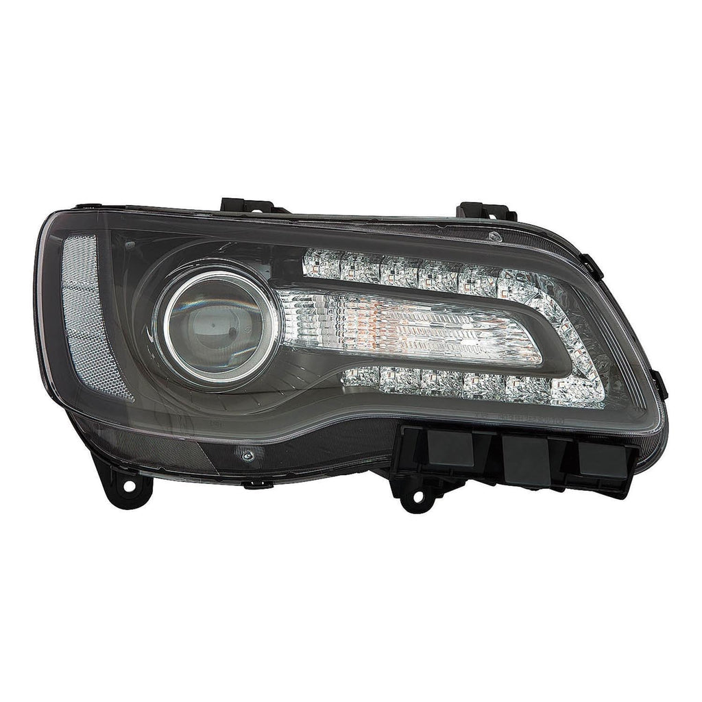 For Chrysler 300 2015 16 2017 Headlight Halogen Black Bezel Passenger Side 68214382AD CH2503269
