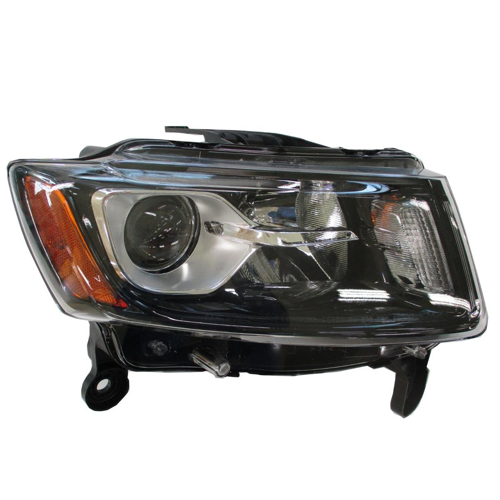 For Jeep Grand Cherokee WK 2014 15 2016 Headlight Halogen Black Passenger Side CAPA Certified 68236108AE CH2503308C