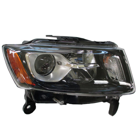 For Jeep Grand Cherokee WK 2014 15 2016 Headlight Halogen Black Passenger Side 68236108AE CH2503308