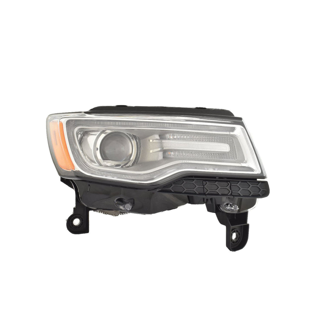 For Jeep Grand Cherokee WK 2015 2016 Headlight XENON Projector w/o MOTOR CONTROL MODULE & Adaptive & LOGO SUMMIT Passenger Side 55112922AF CH2503286