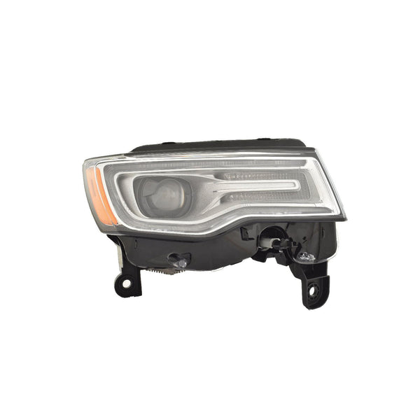 For Jeep Grand Cherokee WK SUMMIT 2017-2021/ Limited 2019-2021/ Limited X 2022 Headlight XENON Projector w/ Limited X Pkg w/o MOTOR CONTROL MODULE & LOGO Passenger Side 68266660AI CH2503315