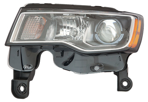 For Jeep Grand Cherokee 2017 18 19 20 21 2022 Headlight Halogen Chrome Driver Side CAPA Certified 68289235AF CH2502297C