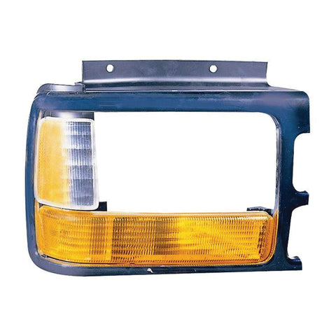 For Dodge Dakota 1991 92 93 94 95 1996 Bezel Lamp Passenger Side w/ LENS Chrome w/ AERO Pkg 56003350 CH2513153
