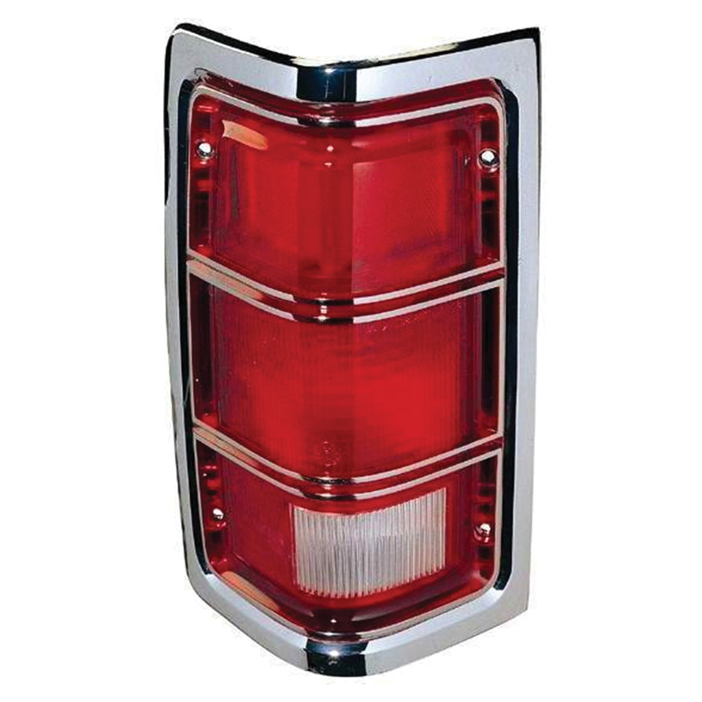 For Dodge Ram/ Charger/ Trail Duster/ Pickup 1981-2012/ 1/ 1987 Tail Light Driver Side Chrome BORDER 4163151 CH2808104