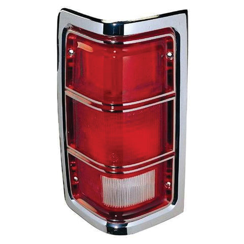 For Dodge Ram/ Charger/ Trail Duster/ Pickup 1981-2012/ 1/ 1987 Tail Light Driver Side Chrome BORDER 4163151 CH2808104