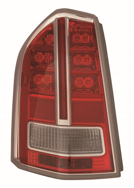 For Chrysler 300 Sedan BASE/ C/ S/ LUXURY/ SRT-8 2012 13 2014 (From 3/ 19/ 12) Tail Light w/ Chrome1 Driver Side CAPA Certified 68154607AC CH2818135C