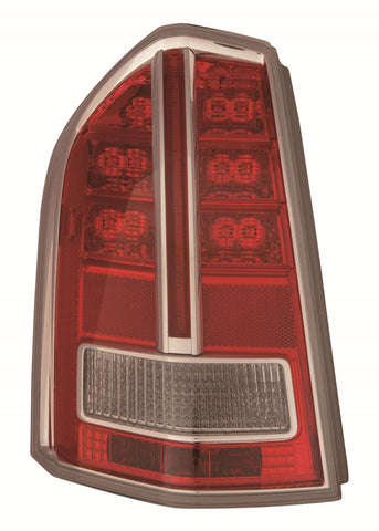 For Chrysler 300 Sedan BASE/ C/ S/ LUXURY/ SRT-8 2012 13 2014 (From 3/ 19/ 12) Tail Light w/ Chrome1 Driver Side CAPA Certified 68154607AC CH2818135C