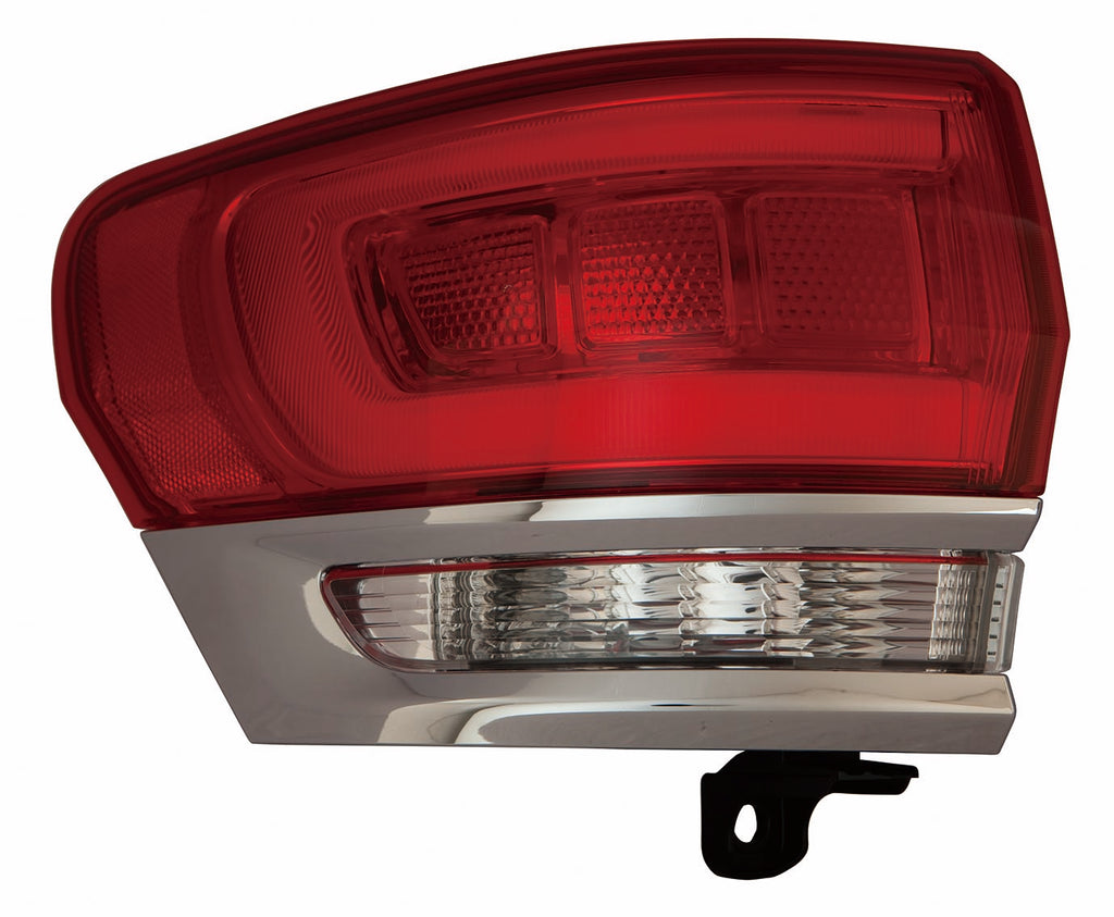 For Jeep Grand Cherokee 2014 15 16 17 18 19 20 21 2022 Tail Light Outer w/o PLATINUM INSERT LAREDO/ Limited/ OVERLAND/ SUMMIT Chrome Driver Side 68110017AG CH2804106