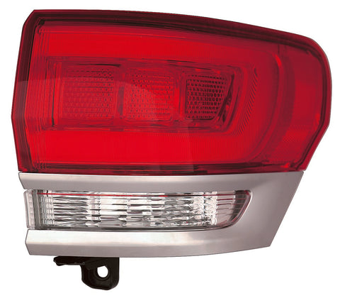 For Jeep Grand Cherokee 2014 15 16 17 2018 Tail Light Outer LAREDO/ Limited/ OVERLAND/ SUMMIT w/ PLATINUM INSERT Passenger Side CAPA Certified 68236134AE CH2805111C