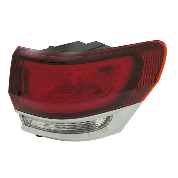 For Jeep Grand Cherokee 2014 15 16 17 18 19 20 21 2022 Tail Light Outer LAREDO/ Limited/ ORERLAND/ SUMMIT w/o PLATINUM INSERT GRANITE Trim Passenger Side CAPA Certified 68471328AA CH2805121C