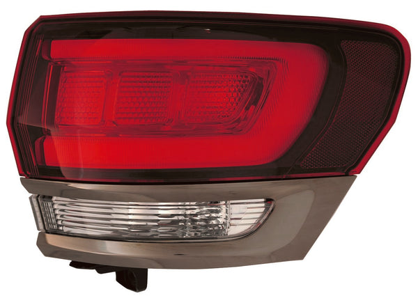 For Jeep Grand Cherokee 2014 15 16 17 18 2019 Tail Light LAREDO/ Limited/ OVERLAND/ SUMMIT w/o PLATINUM INSERT SILVER Passenger Side CAPA Certified 68289996AA CH2805118C