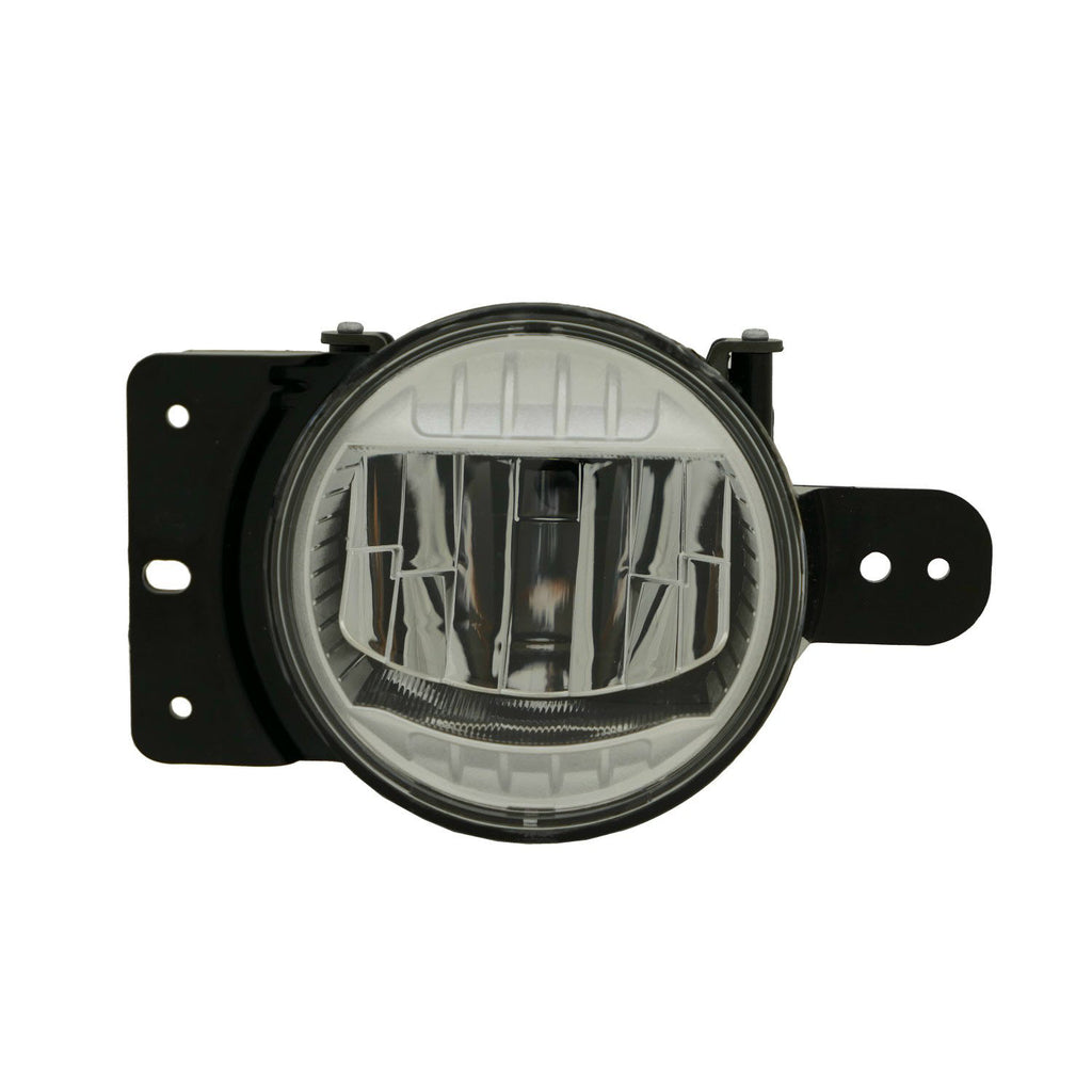 For Jeep Wrangler JL 2021 22 23 24 2025/ 4XE PLUGIN 2021 22 23 2024 Fog Light LED BLACK BUMPER Driver Side CAPA Certified 68504497AA CH2592171C
