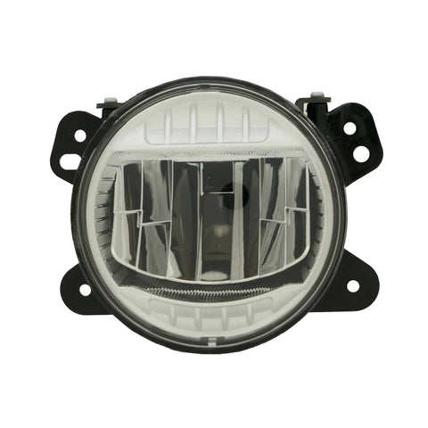 For Jeep Wrangler JL 2018-2024 (TO 4-8-24) STEEL BUMPER/ 2018-2020 Black BUMPER/ Gladiator 2020-2023 1 Black BUMPER LED/ Wrangler JK 2007-2018 Fog Light LED 2 R=L CAPA Certified 68503994AA CH2592172C