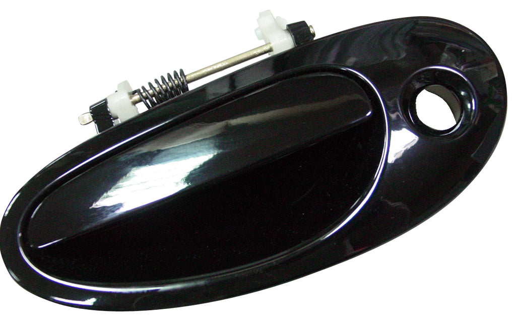 For Dodge NEO/ SX 2.0 2000-2005 w/o Keyless Entry/ Chrysler Sebring Sedan 2001 & 2002-2004 w/o Keyless Entry Entry Outside Door Handle Front Passenger Side (Smooth Black) QA38TZZAF CH1311137