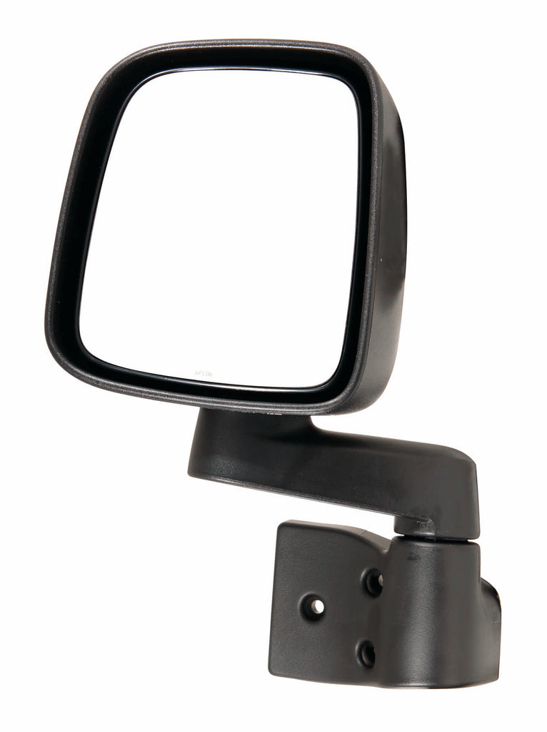 For Jeep Wrangler 2005 2006 Manual Non-Heated Mirror Driver Side (Textured) 55395061AD CH1320259
