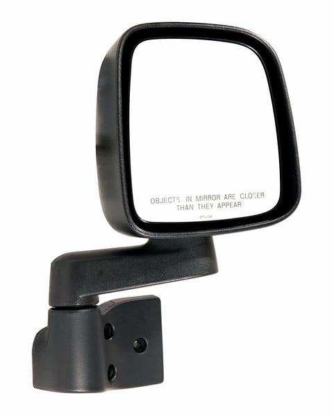 For Jeep Wrangler 2005 2006 Manual Non-Heated Mirror Passenger Side (Textured) 55395060AD CH1321259