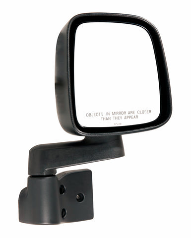For Jeep Wrangler 2005 2006 Manual Non-Heated Mirror Passenger Side (Textured) 55395060AD CH1321259