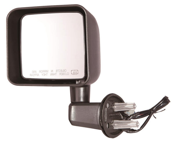 For Jeep Wrangler 2014 Power Heated Mirror Driver Side (Textured) 68229611AA+68125585AA CH1320372