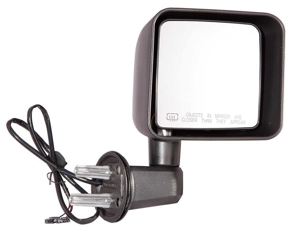 For Jeep Wrangler 2015 16 17 2018 Power Heated Mirror Passenger Side (Textured) 68249846AD+68125584AA CH1321390