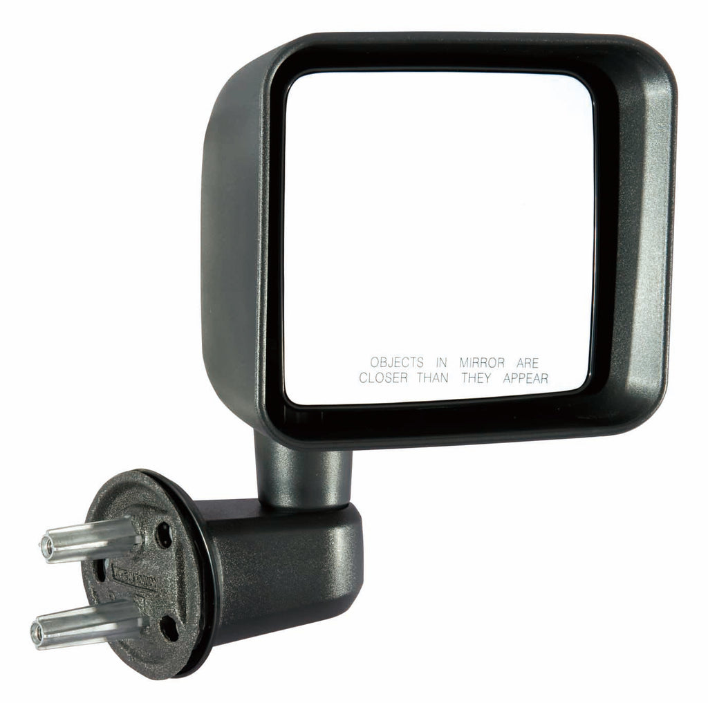 For Jeep Wrangler 2007 08 09 2010 Manual Mirror Passenger Side (Textured) 55077966AH CH1321271