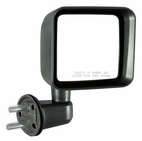 For Jeep Wrangler 2007 08 09 2010 Manual Mirror Passenger Side (Textured) 55077966AH CH1321271