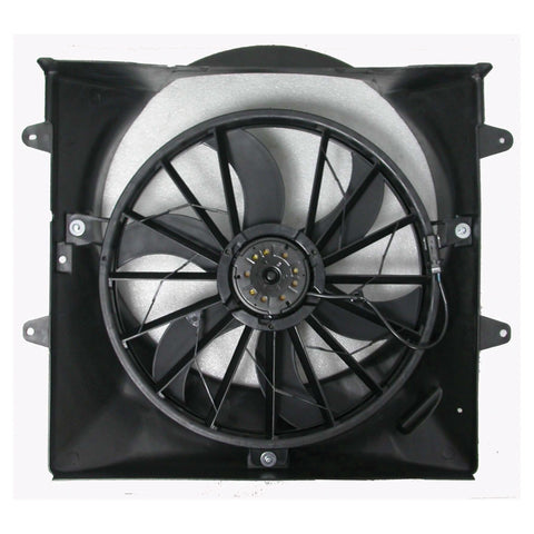 For Jeep Grand Cherokee 4.0L w/o TOWING Pkg 1999 00 01 02 2003/ 4.7L w/o TOWING Pkg 1999 2000 Radiator A/C Fan Assembly M:52079528AB+S:52079489AB/ 52079491AB CH3115110