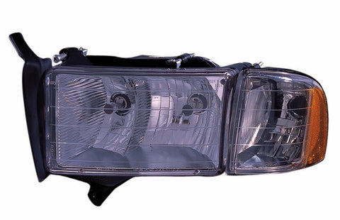 For Dodge Ram Pickup 1999 00 01 2002 Headlight Combination. Driver Side w/ Sport Pkg 55077025AG CH2502123