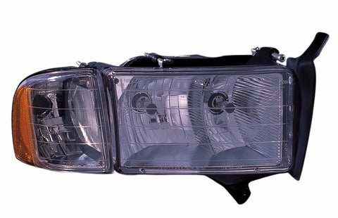 For Dodge Ram Pickup 1999 00 01 2002 Headlight Combination. Passenger Side w/ Sport Pkg 55077024AG CH2503123