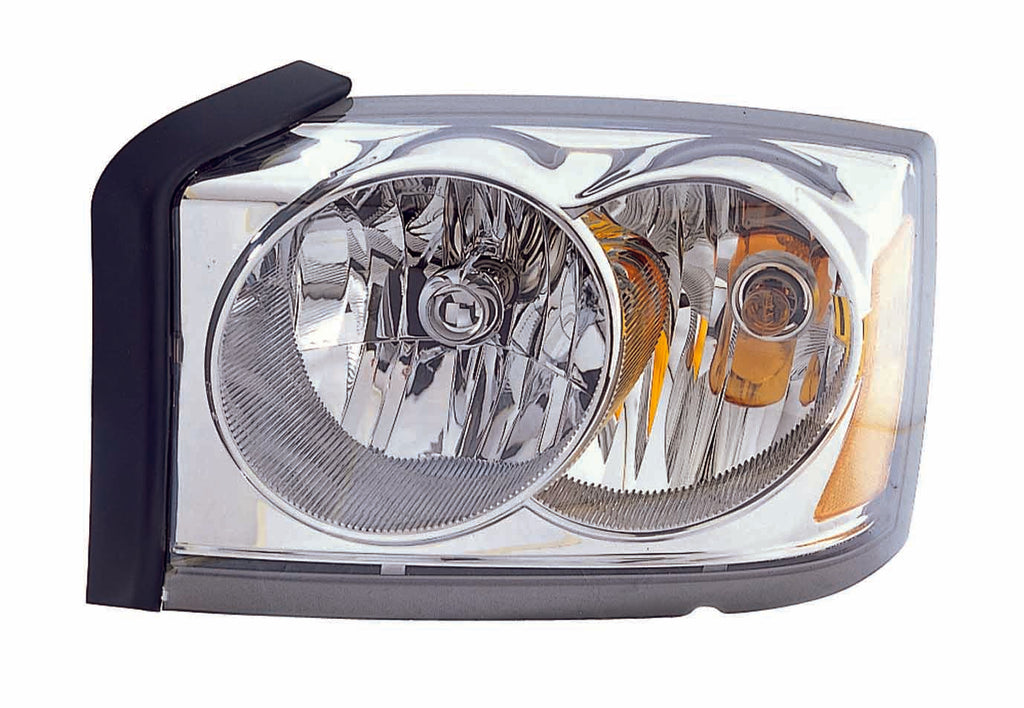 For Dodge Dakota 2006 2007 Pickup Headlight w/o Black Bezel Driver Side CAPA Certified 55077607AC CH2502170C