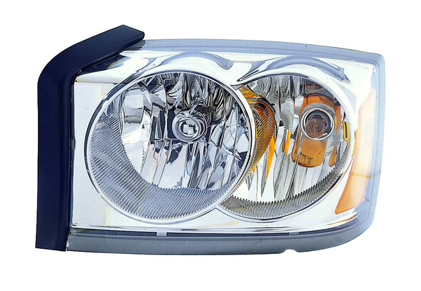 For Dodge Dakota 2006 2007 Pickup Headlight w/o Black Bezel Driver Side 55077607AC CH2502170