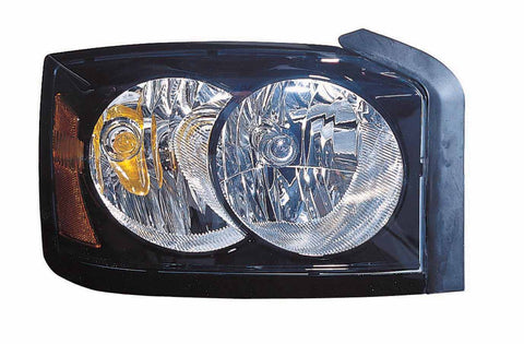 For Dodge Dakota 2006 2007 Headlight Black Bezel Passenger Side CAPA Certified 55078106AB CH2519116C