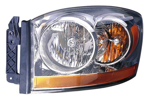 For Dodge Ram Pickup 1500/ 1500 MEGA CAB/ 2500/ 3500 2006 Headlight w/o Black Bezel Driver Side 55077795AC CH2518114