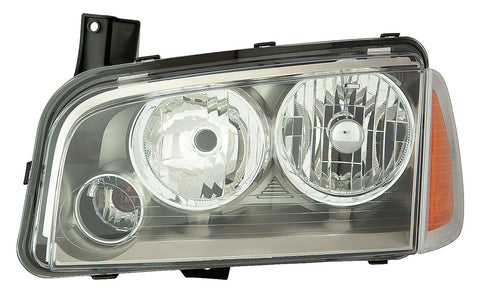 For Dodge Charger FM 11/ 8/ 2006 07 08 09 2010 Headlight & Side Marker Light Halogen Chrome SET  CH2505128