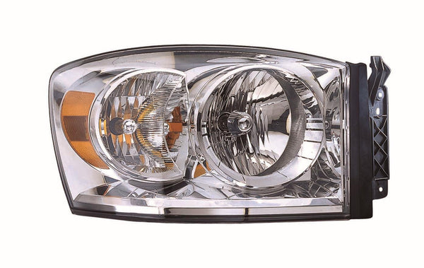 For Dodge Ram Pickup 2007 2008/ Ram 1500 MEGA CAB/ 2500/ 3500 Pickup 2007 08 2009 Headlight DUAL WHEEL VERSION EXCLUDED Passenger Side CAPA Certified 68003124AD-PFM CH2503280C