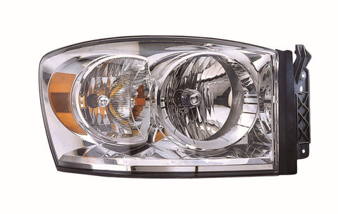 For Dodge Ram Pickup 2007 2008/ Ram 1500 MEGA CAB/ 2500/ 3500 Pickup 2007 08 2009 Headlight DUAL WHEEL VERSION EXCLUDED Passenger Side CAPA Certified 68003124AD-PFM CH2503280C