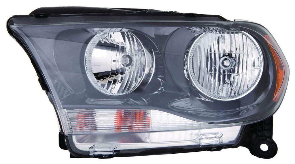 For Dodge Durango 2011 12 2013 Headlight Halogen BLACK Trim Driver Side CAPA Certified 68084077AB CH2502229C