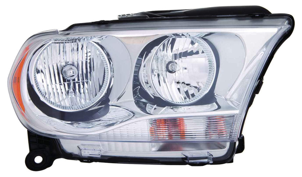 For Dodge Durango 2011 12 2013 Headlight Halogen Chrome Trim Passenger Side CAPA Certified 55079366AD CH2503228C