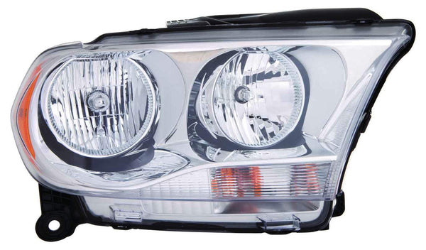 For Dodge Durango 2011 12 2013 Headlight Halogen Chrome Trim Passenger Side CAPA Certified 55079366AD CH2503228C