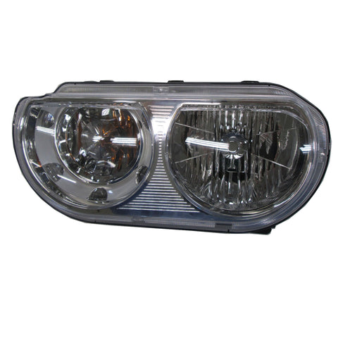For Dodge Challenger 2008 09 10 11 12 13 2014 Headlight Halogen Black Bezel Driver Side  CH2502358