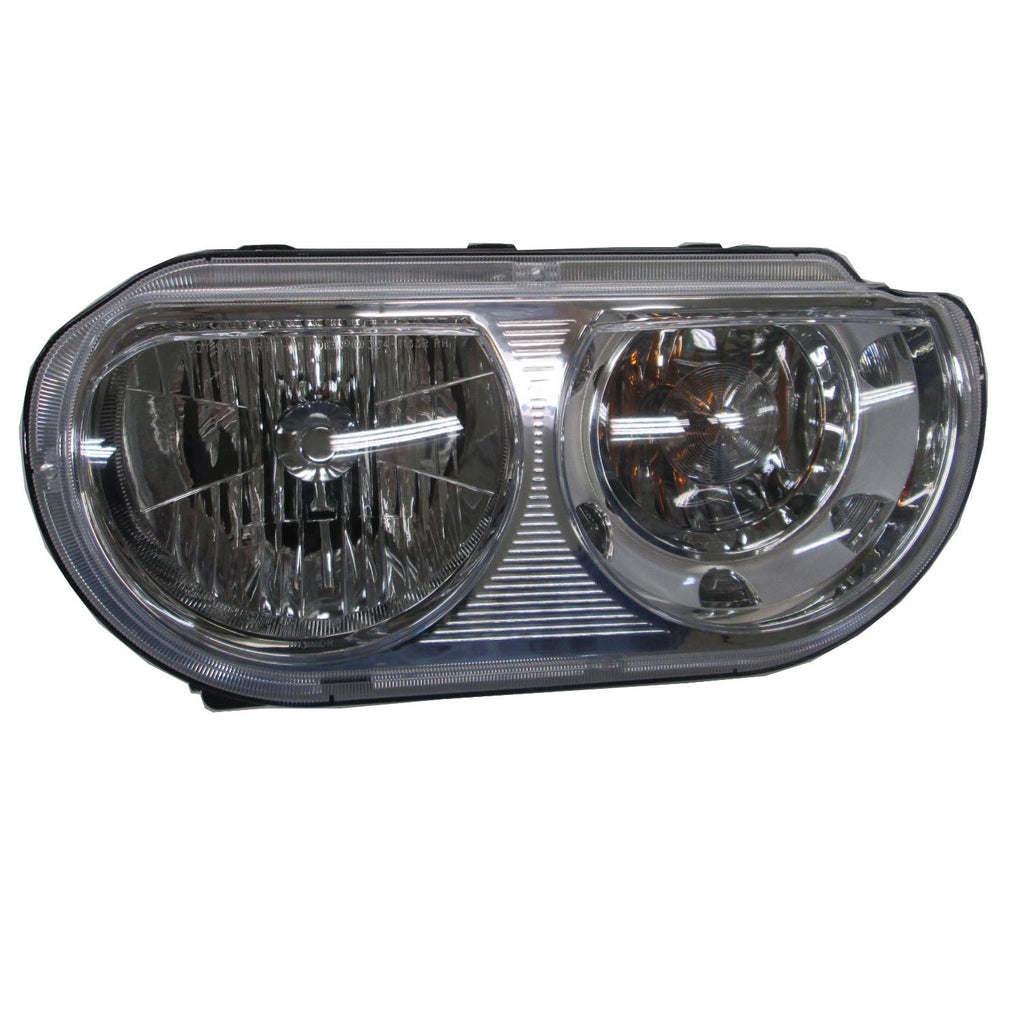 For Dodge Challenger 2008 09 10 11 12 13 2014 Headlight Halogen Black Bezel Passenger Side  CH2503358