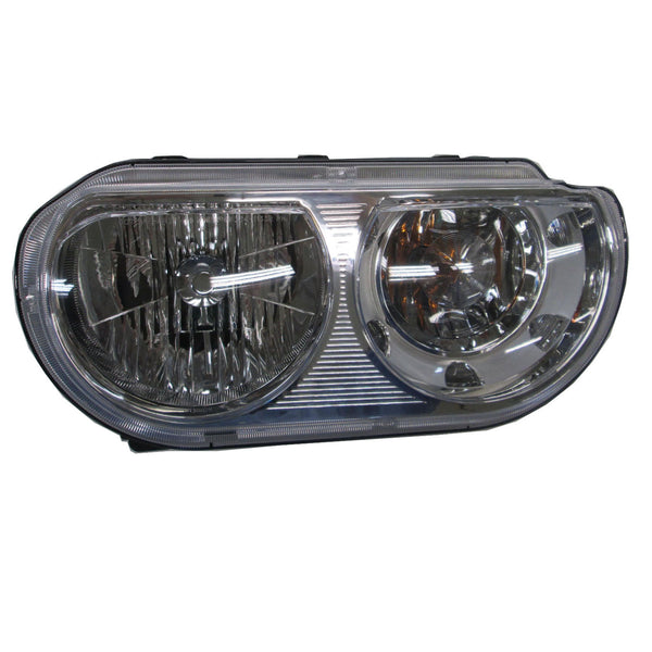 For Dodge Challenger 2008 09 10 11 12 13 2014 Headlight Halogen Black Bezel Passenger Side  CH2503358