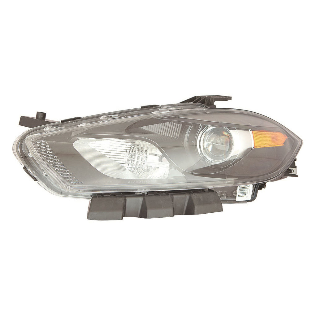 For Dodge Dart 2013 14 15 2016 Headlight XENON Black Driver Side CAPA Certified 68292809AB CH2518145C