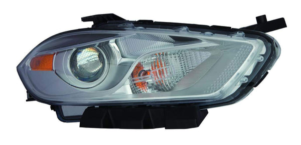 For Dodge Dart 2013 14 2015 Headlight HALO Chrome TRI Passenger Side 68081388AL CH2519143