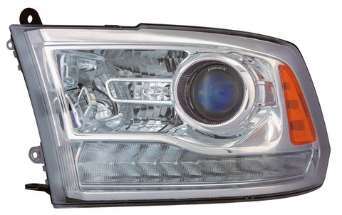For Ram 1500 Pickup 2013-2012/ 14/ 14/ Ram 2500/ 3500 Pickup 2013 14 2015 Headlight Projector Chrome Driver Side CAPA Certified 68093217AD CH2502244C