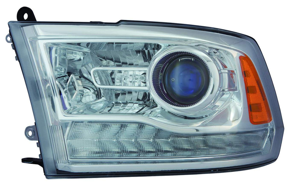 For Ram 1500 Pickup 2013-2012/ 14/ 14/ 2500/ 3500 Pickup 2013 14 2015 Headlight Projector Chrome Driver Side 68093217AD CH2502244